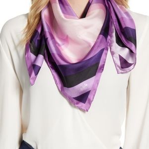 kate spade square silk scarf